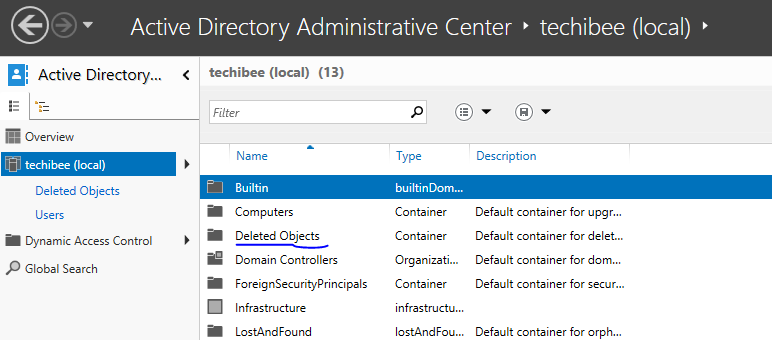 Active directory удаление объекта