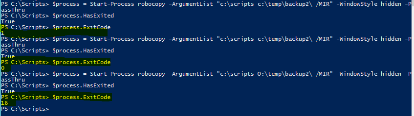 powershell-how-to-get-exit-code-of-a-process