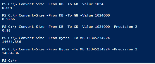 Convert bytes shop in kb