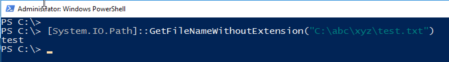 get-filename-with-or-without-extension-from-full-path-using-powershell