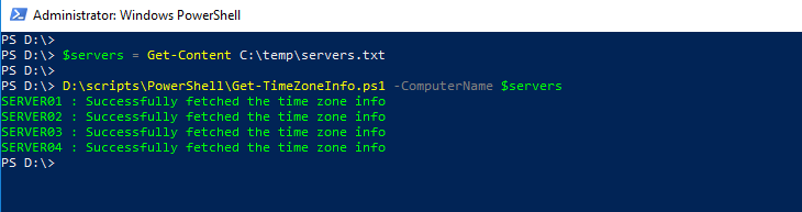 dannelse dagsorden Genveje PowerShell: Get time zone information remotely and export to CSV